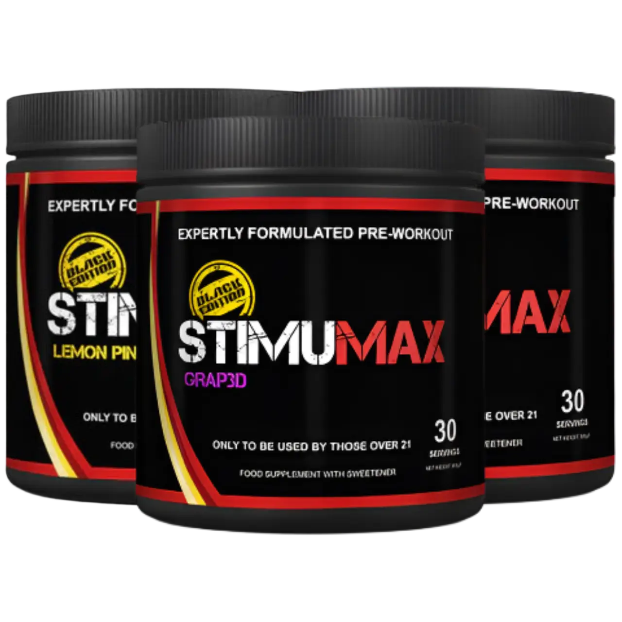 Strom Sports StimuMAX Black Edition - Pre-Workout Powder