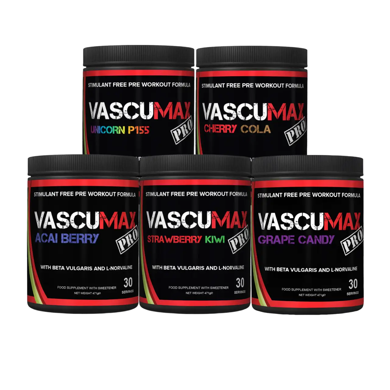 Strom Sports VascuMAX PRO - Pre-Workout Powder