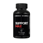 Black SupportMAX bottle from Strom Sports SupportMAX for on-cycle athletic supplementation