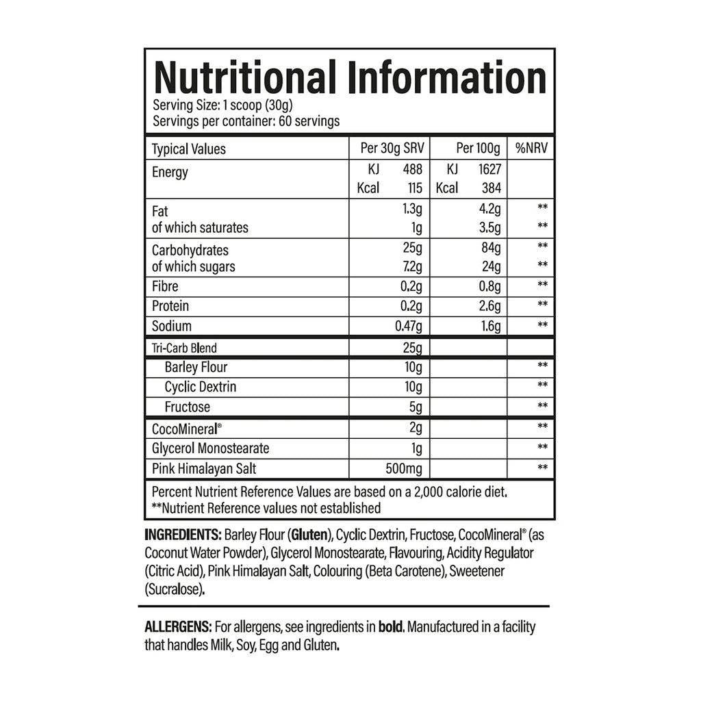 Trained By JP Sustain Intra Workout - Carbohydrate Powder