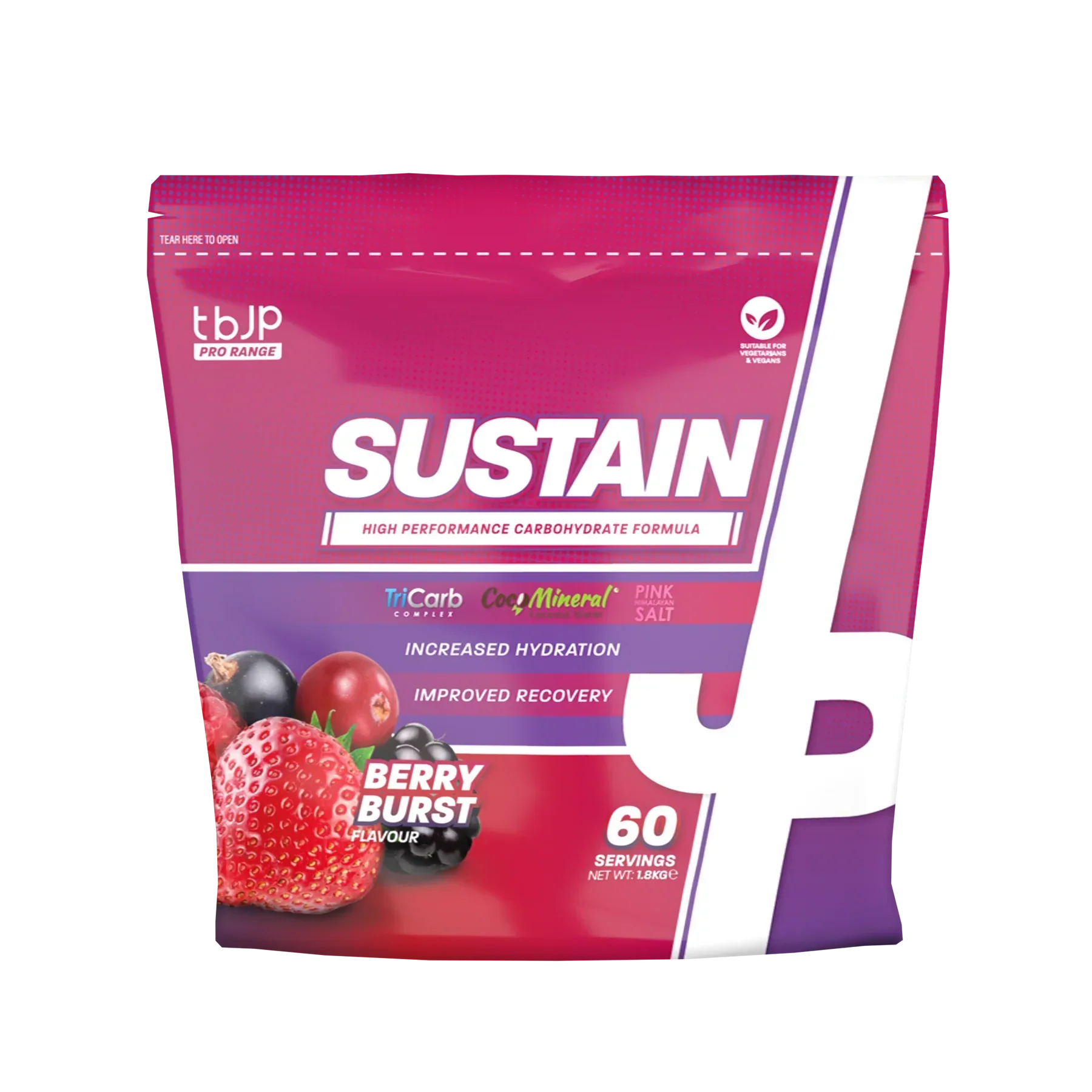 Trained By JP Sustain Intra Workout - Carbohydrate Powder