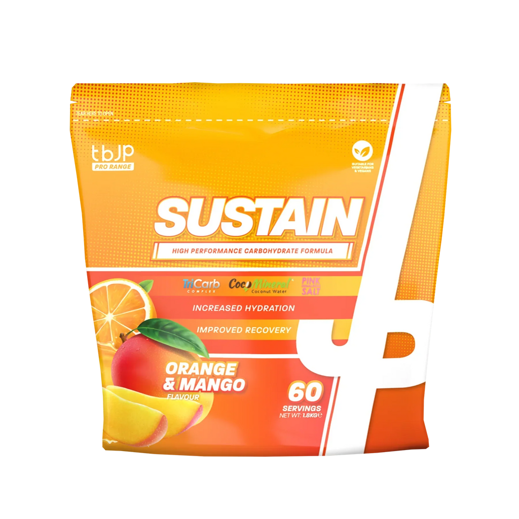 Trained By JP Sustain Intra Workout - 1800g / Orange & Mango - Carbohydrate Powder
