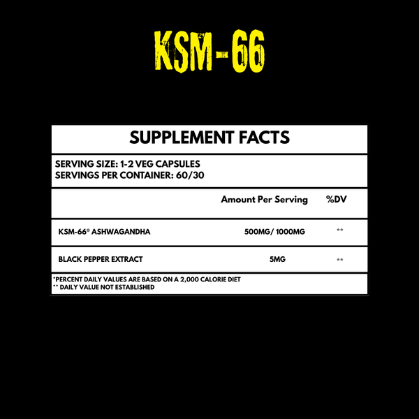 SWOLE Lifestyle Ashwagandha KSM-66