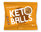 Salted Caramel Blondies Keto Balls in an Orange Pouch - Perfect Protein Ball Peanut Butter Snack