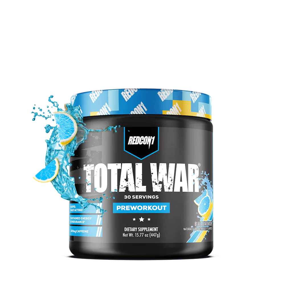 RedCon1 Total War 30 Servings - 426g / Blue Lemonade - Pre-Workout Powder