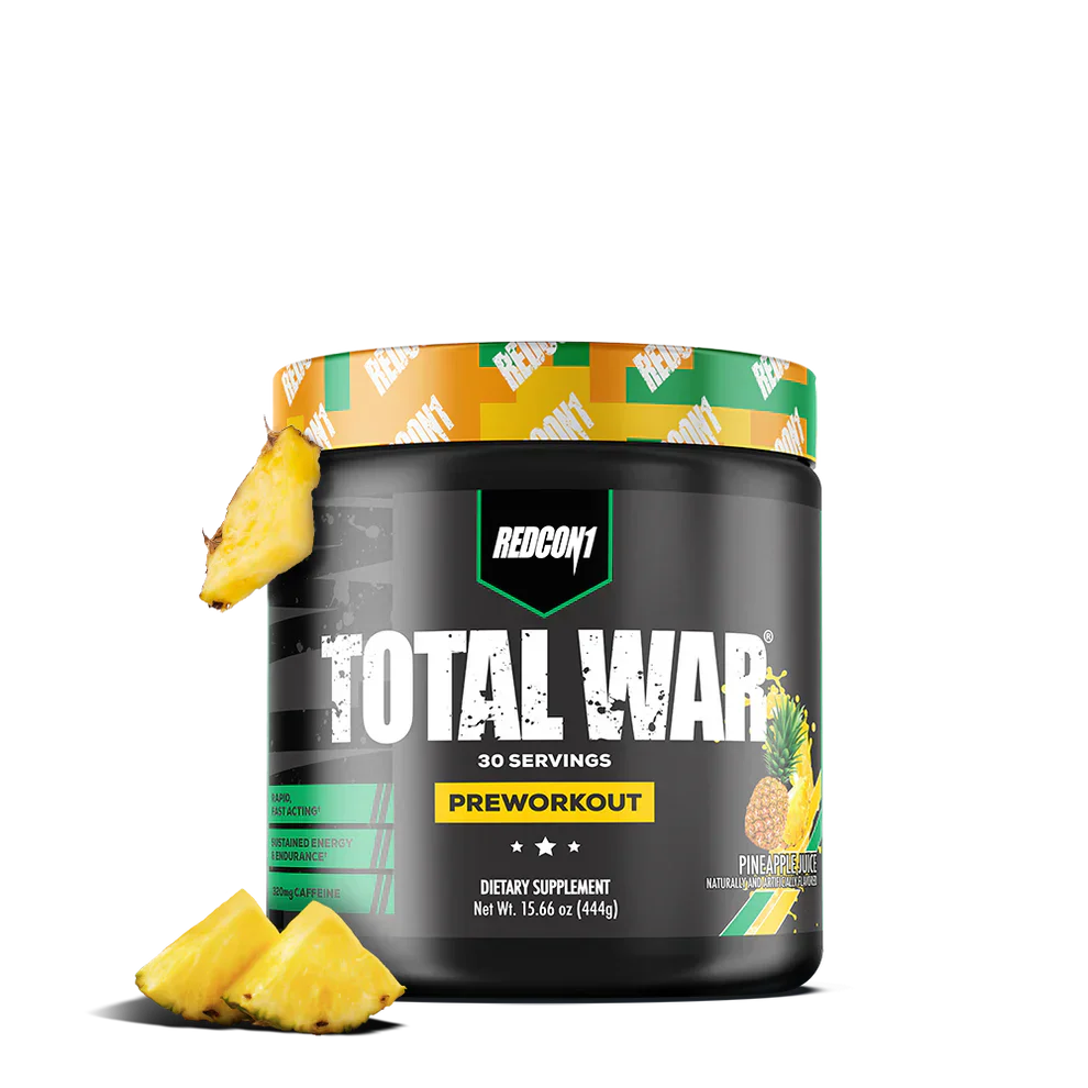 RedCon1 Total War 30 Servings 441g - 392g / Pineapple Juice - Pre-Workout Powder