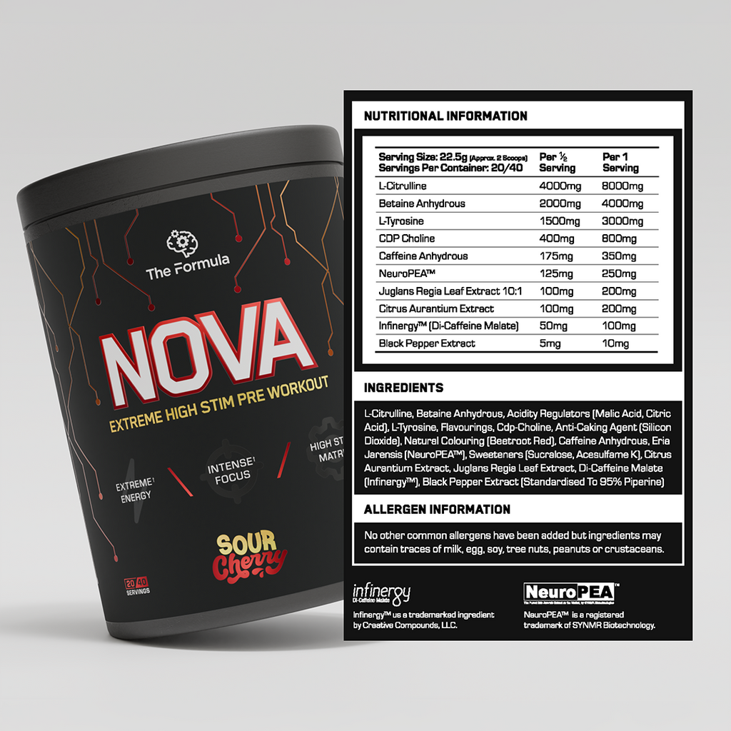 The Formula NOVA High-Stim Pre Workout 450g