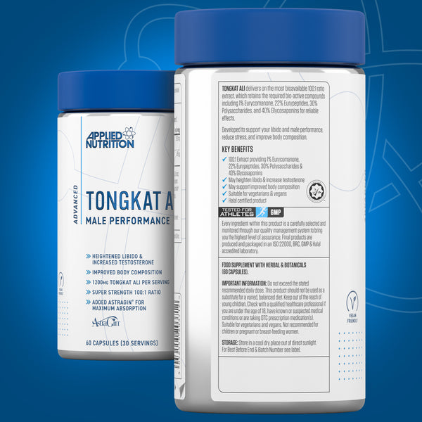 Applied Nutrition Tongkat Ali - 60 Caps - Testosterone Booster Capsules