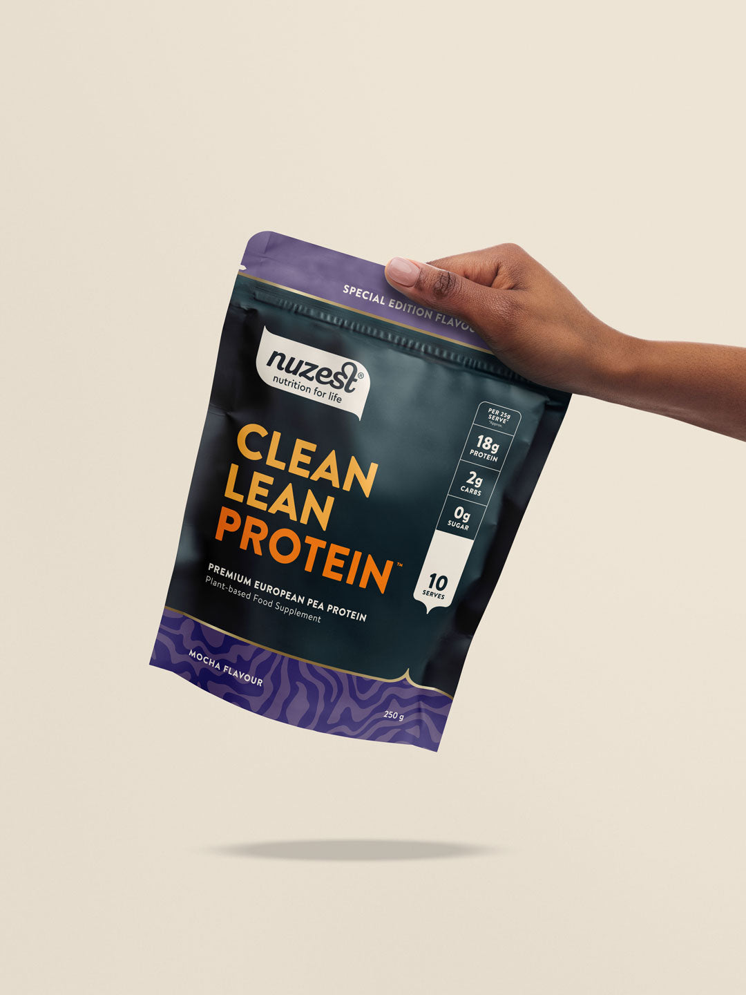 Nuzest Clean Lean Protein - 250g / Mocha Flavour - Pea Protein Powder