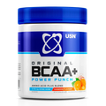 USN BCAA Power Punch container with tangerine flavor for muscle growth and protein synthesis