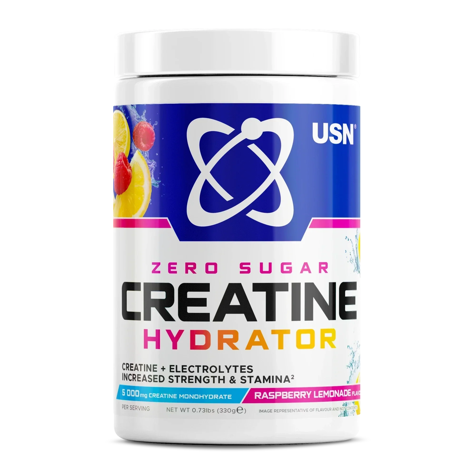 USN Creatine Hydrator - 330g / Raspberry Lemonade - Creatine