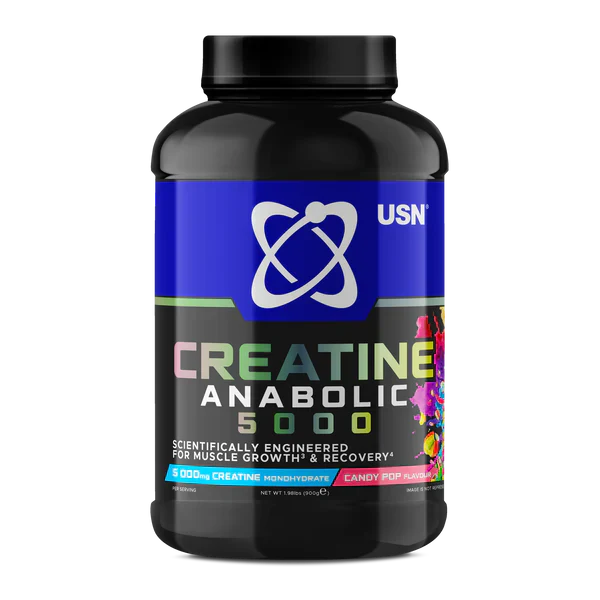USN Creatine Anabolic 5000 - 900g / Candy Pop - Creatine Powder