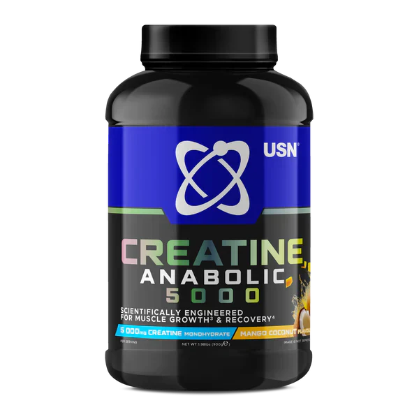 USN Creatine Anabolic 5000 - 900g / Mango Coconut - Creatine Powder