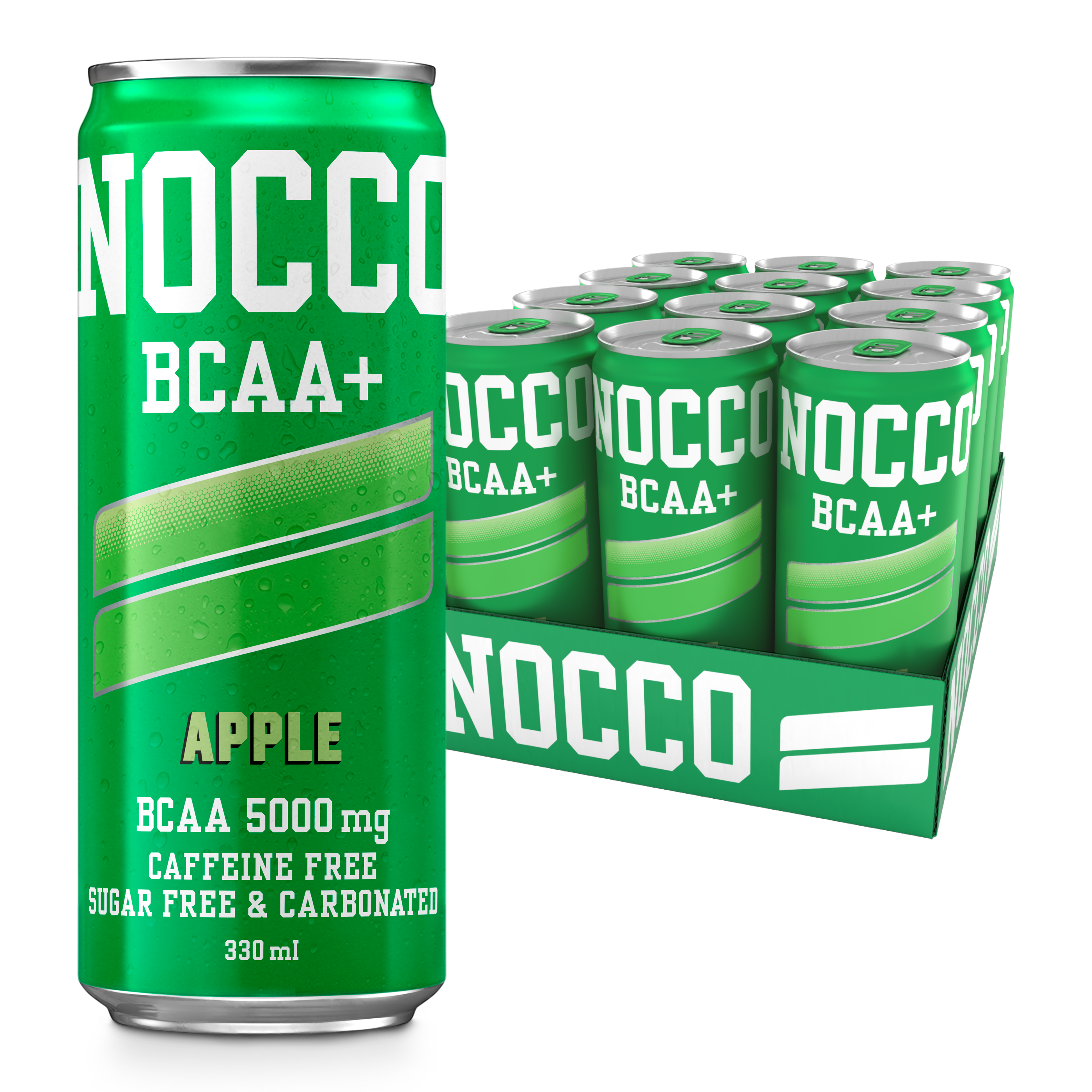 NOCCO BCAA - 12x330ml / Apple - Amino Acids Ready-to-Drinks