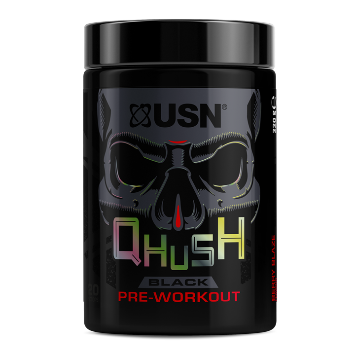 USN QHUSH Black - Pre-Workout Powder