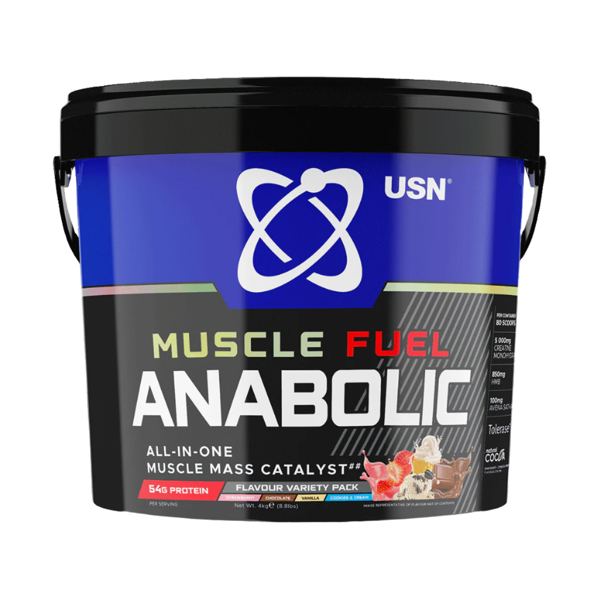 USN Muscle Fuel Anabolic Variety Pack - All-In-One Gainer Powder