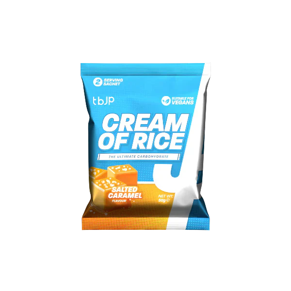 Trained By JP Cream Of Rice Sachet - 50g / Salted Caramel - Cream of Rice Powder