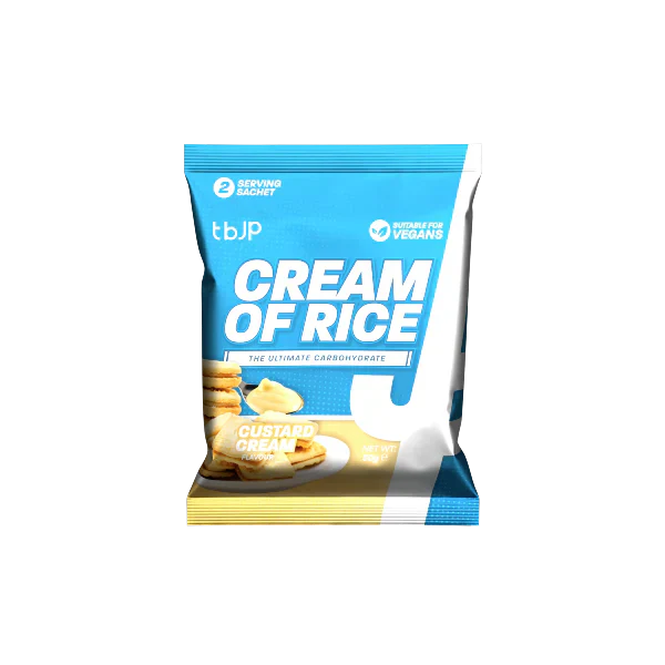 Trained By JP Cream Of Rice Sachet - 50g / Custard Cream - Cream of Rice Powder