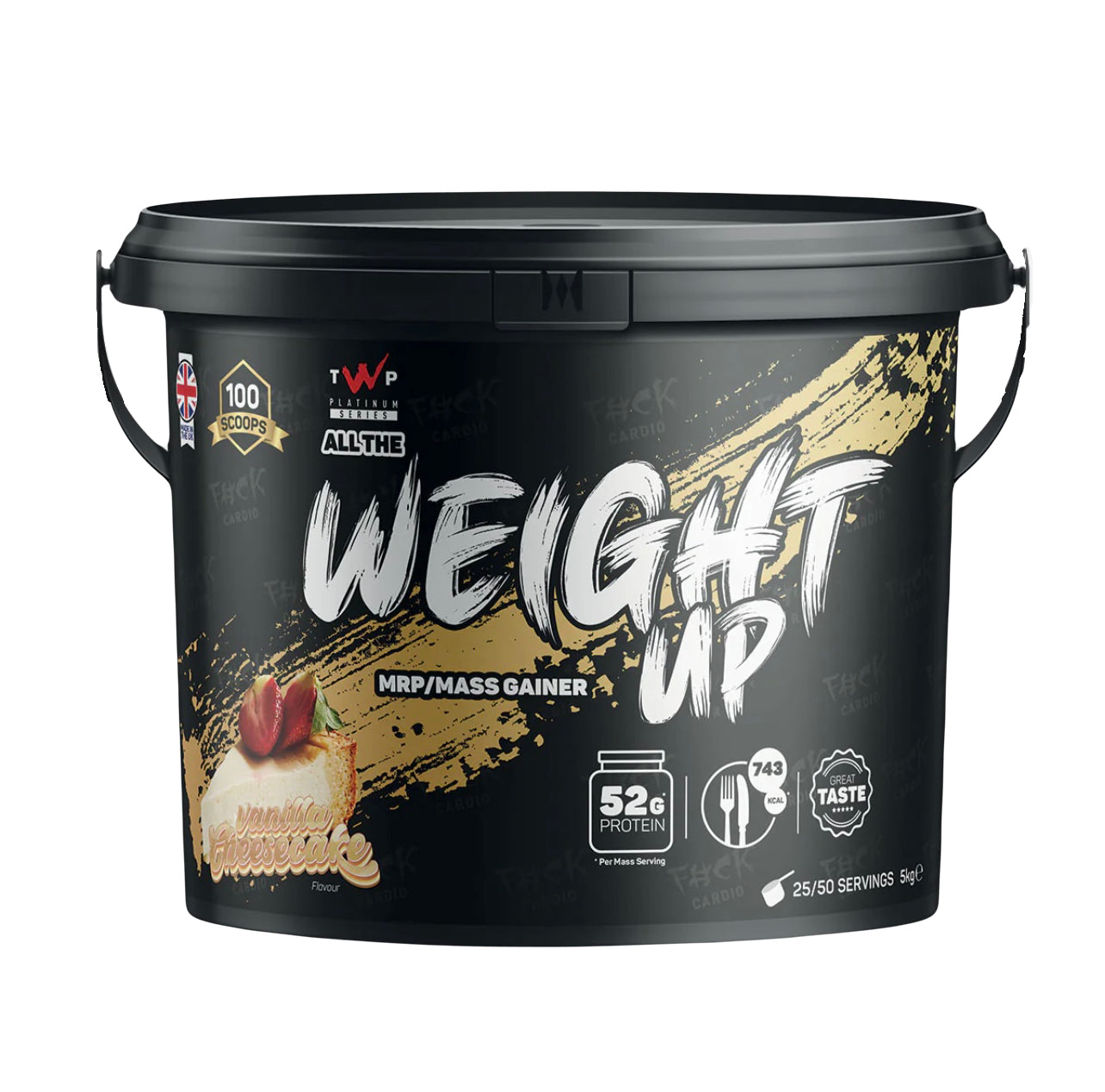 TWP All The Weight Up 5kg Vanilla Cheesecake - Protein Blends