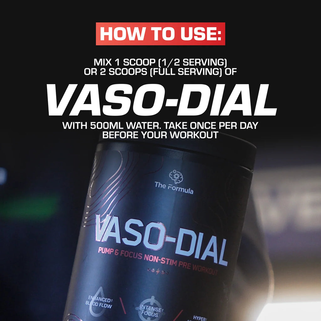 The Formula VASODIAL Non-Stim Pre Workout 630g