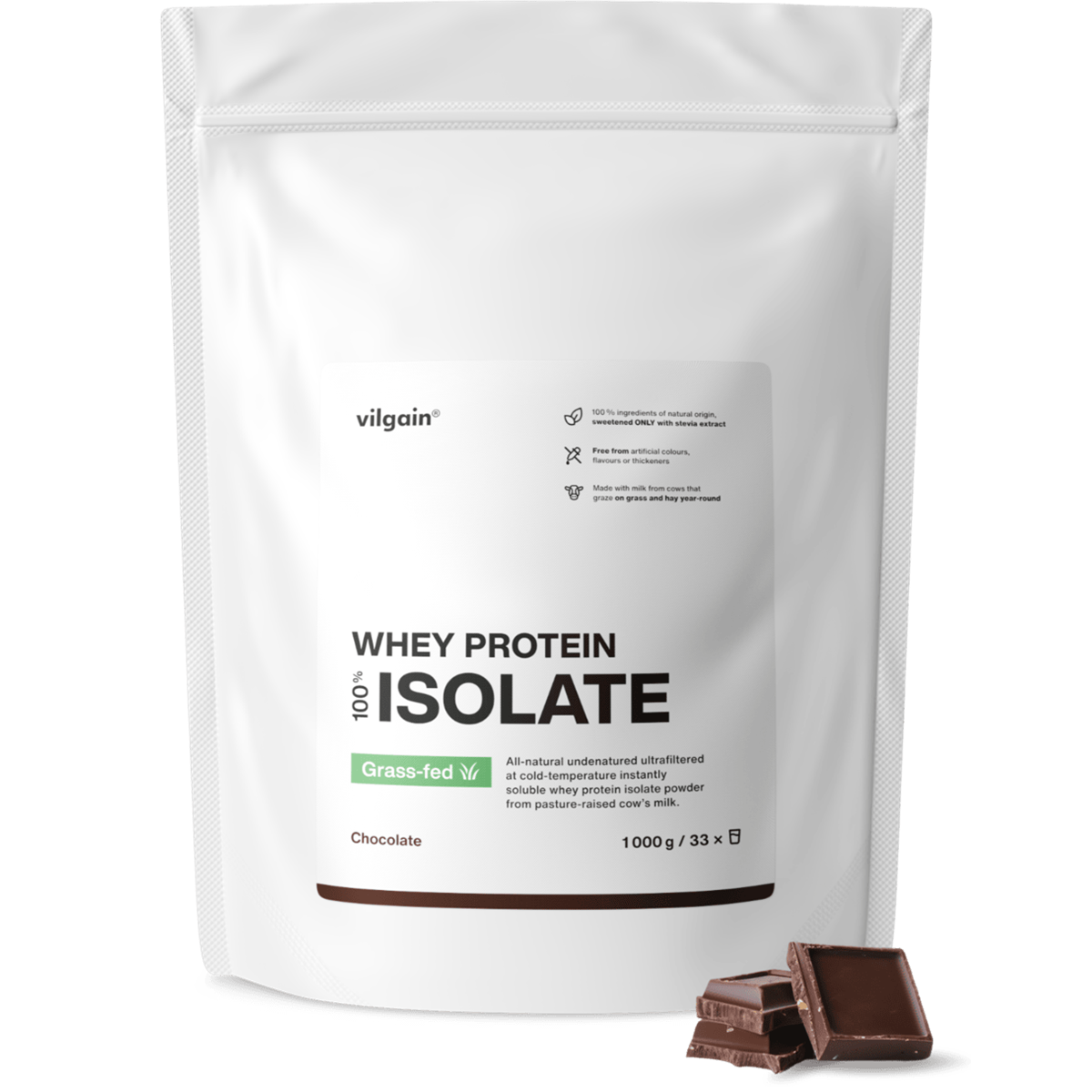 Vilgain Grass-fed Whey Protein Isolate