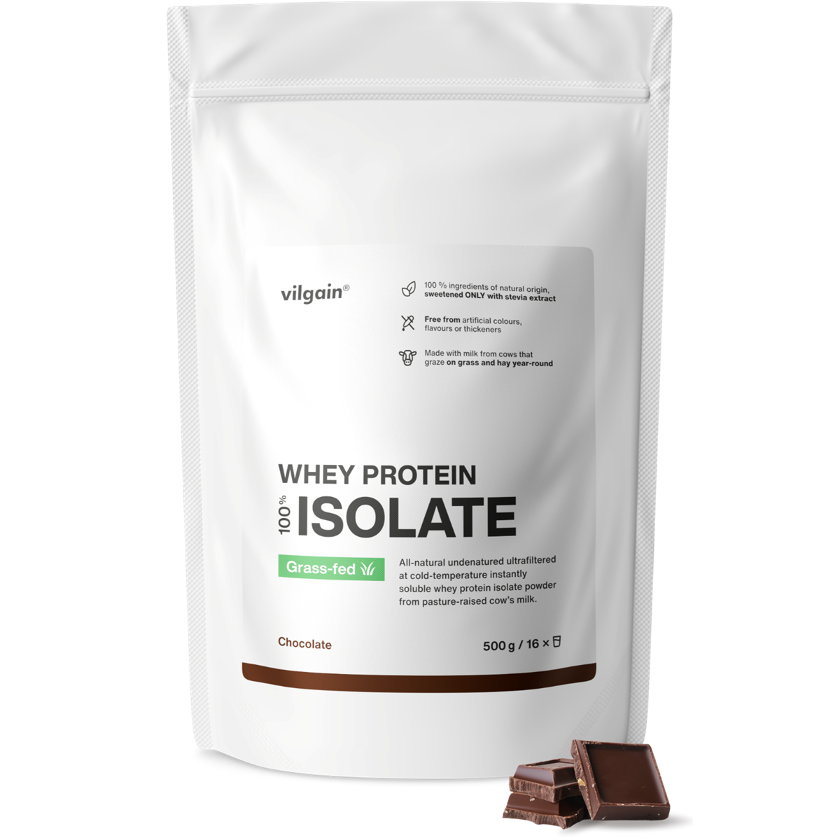 Vilgain Grass-fed Whey Protein Isolate