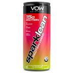 VOW Nutrition Sparklean protein drink with strawberry and lime flavor, high-quality vegan protein