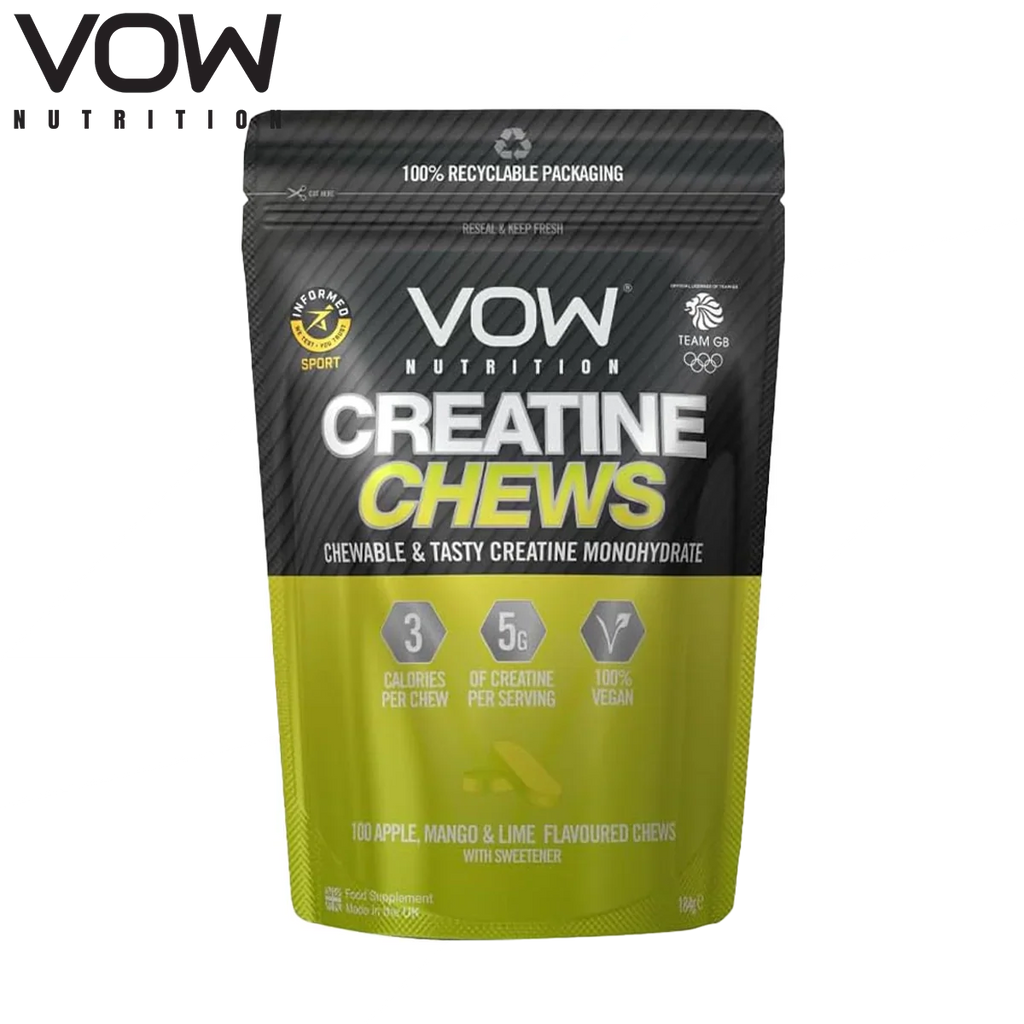 VOW Nutrition Amino Chews - 100 Tabs / Apple Mango & Lime - Creatine Chews