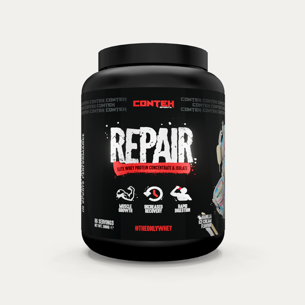 Conteh Sports Repair - Protein Blend Powder (Whey Protein Concentrate Whey Protein Isolate Calcium Caseinate Micellar