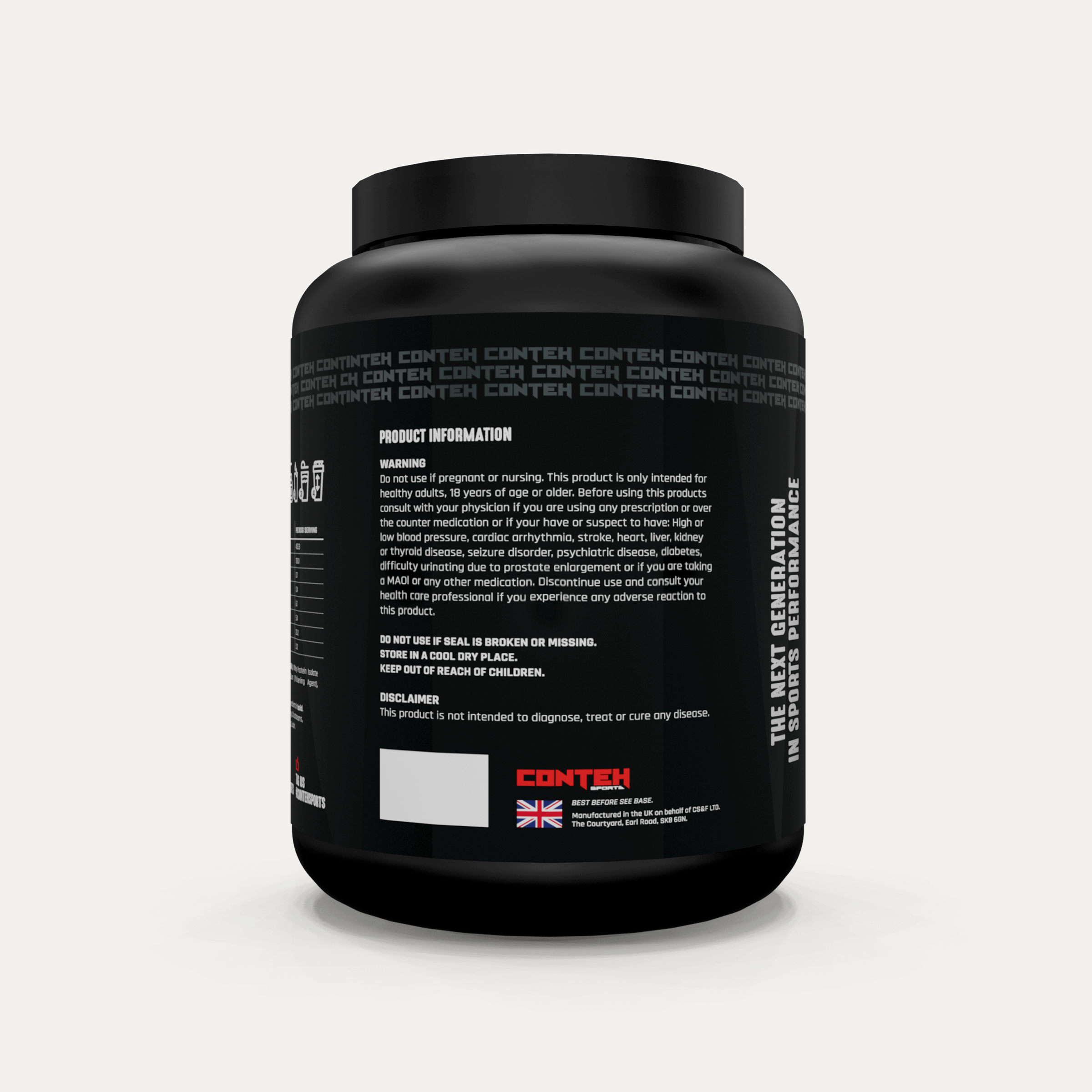 Conteh Sports Repair - Protein Blend Powder (Whey Protein Concentrate Whey Protein Isolate Calcium Caseinate Micellar