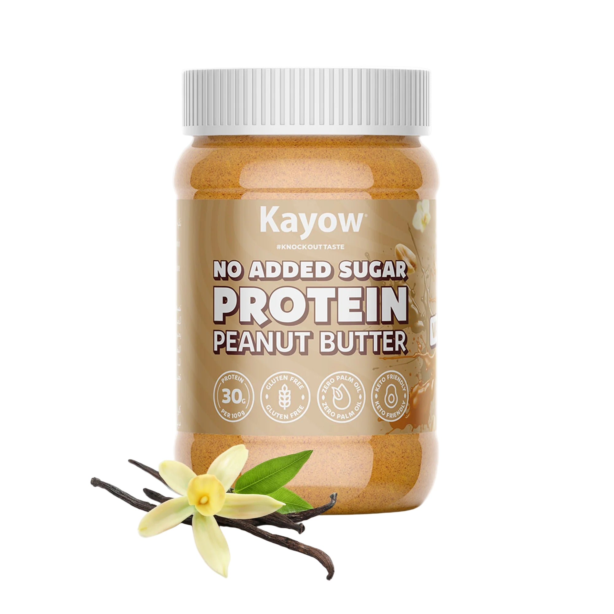 Kayow Nutrition No Added Sugar Protein Peanut Butter 350g