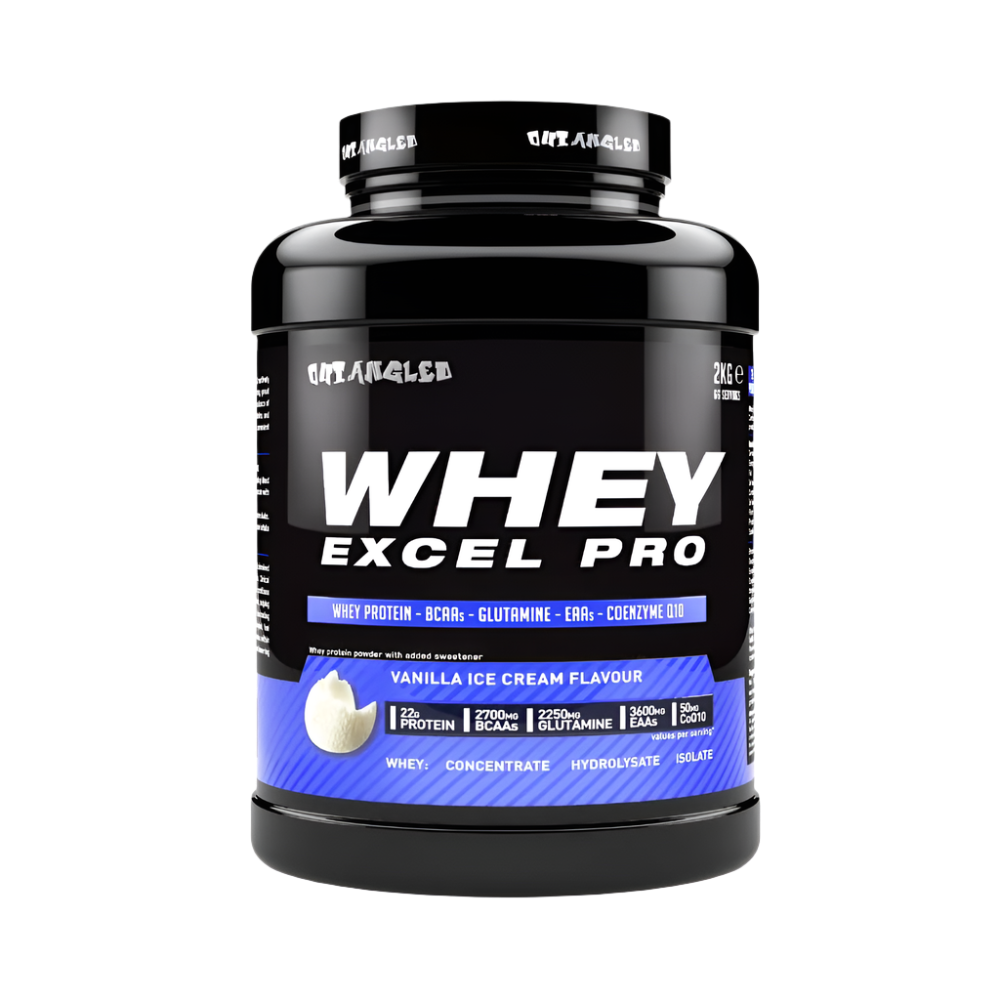 Outangled Whey Excel Pro - 2kg / Vanilla - Whey Protein Powder