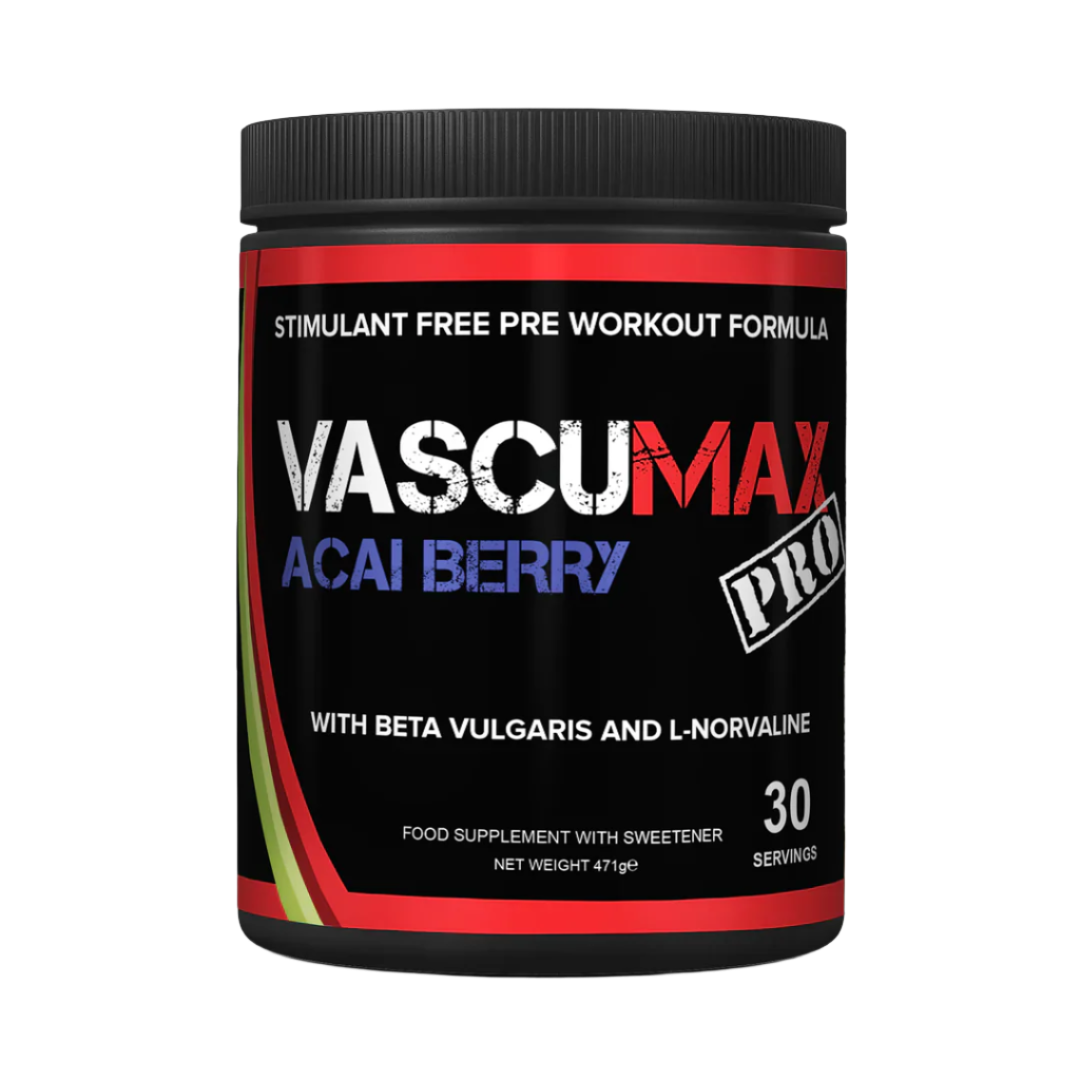 Strom Sports VascuMAX PRO - 470g / Acai Berry - Pre-Workout Powder