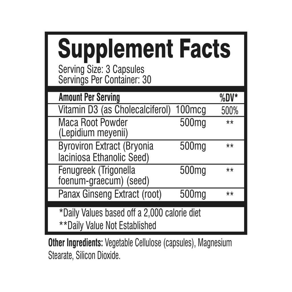 Muscle Rage Vibe - 90 Caps - Libido Enhancer Capsules