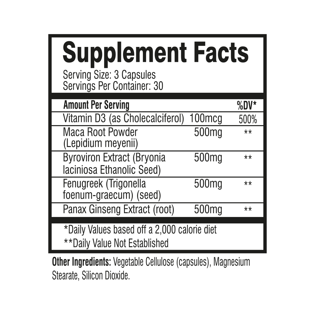 Muscle Rage Vibe - 90 Caps - Libido Enhancer Capsules