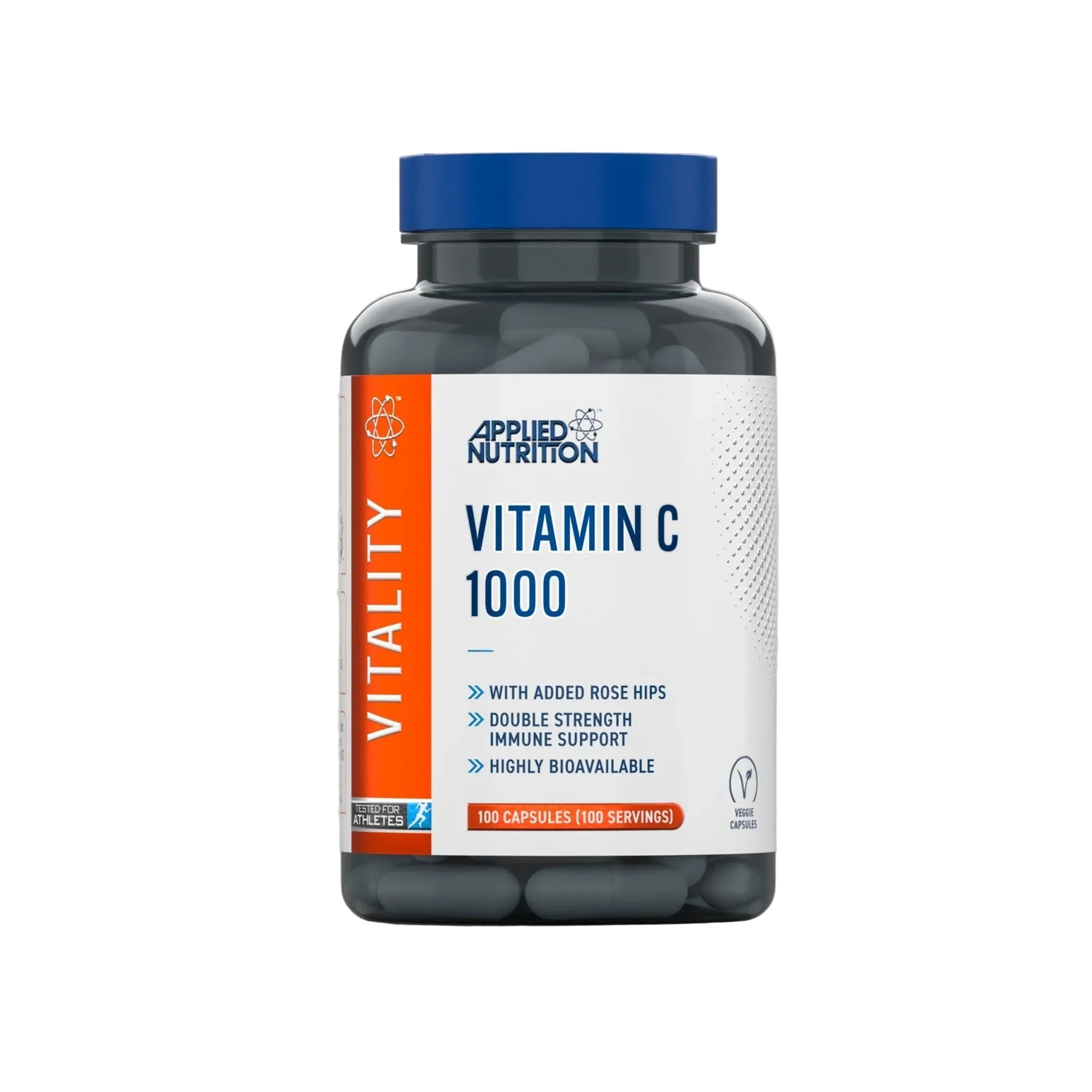 Applied Nutrition VITALITY - Vitamin C 1000MG & ROSE HIPS 100 Veg Caps