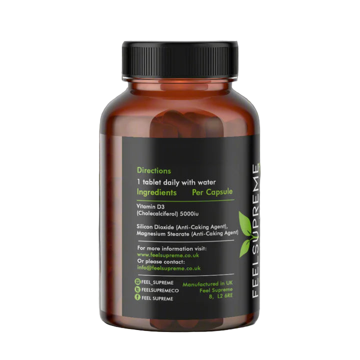 Feel Supreme Vitamin D3 5000iu - MyGymSupplements
