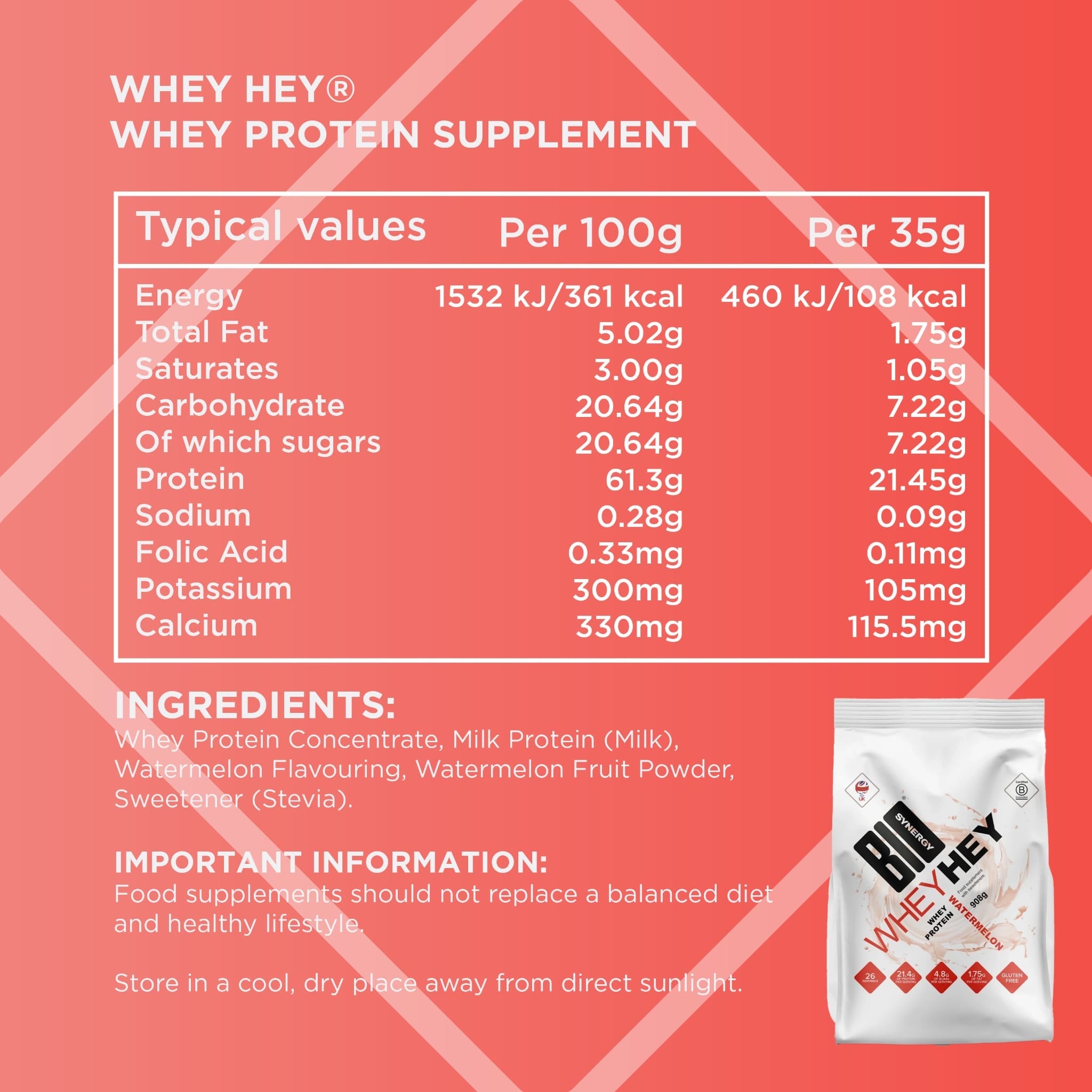 Bio-Synergy Whey Hey 908g