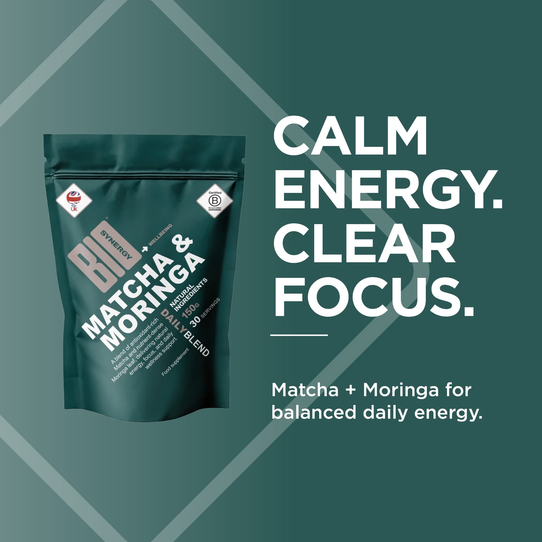 Bio-Synergy Matcha & Moringa 150g