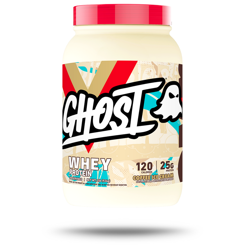 Ghost Whey Protein - 924g / Coffee Ice Cream - Whey Protein Powder