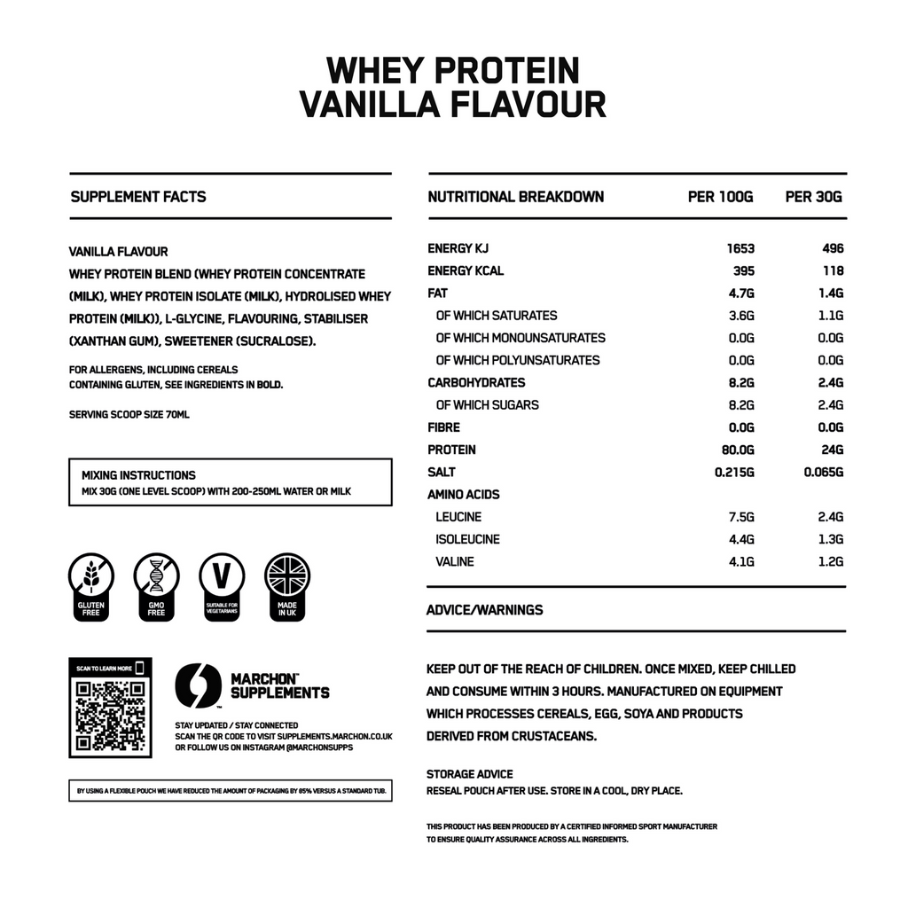 Marchon Supplements Whey Protein - Whey Protein Powder