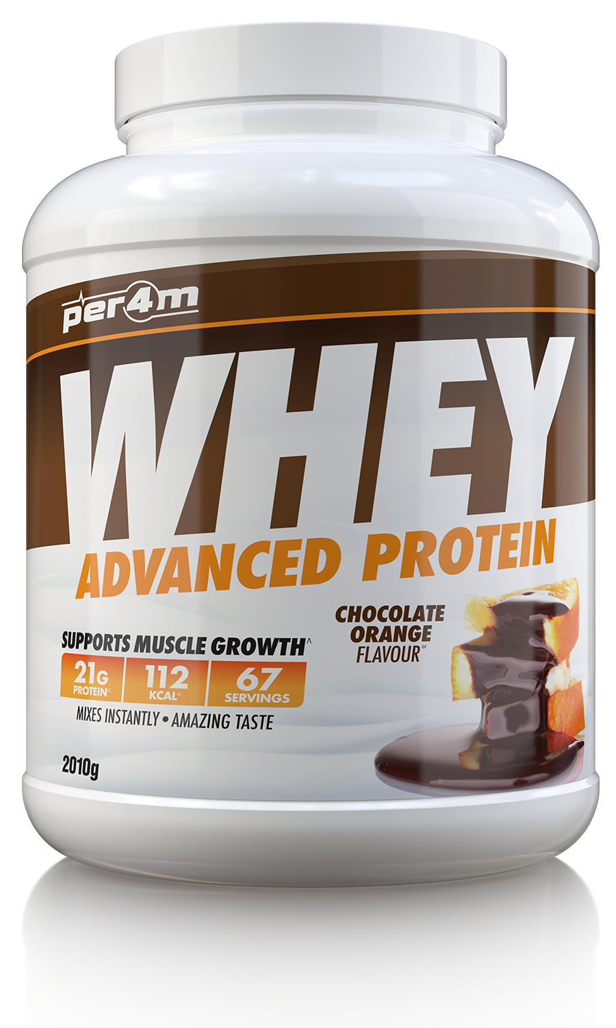 Per4m Advanced Whey Protein - 2.01kg / Chocolate Brownie Batter - Whey Protein Powder