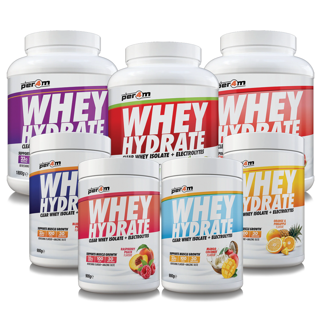 Per4m Clear Whey Hydrate | Light Refreshing Protein with Electrolytes - Clear Whey Protein Powder