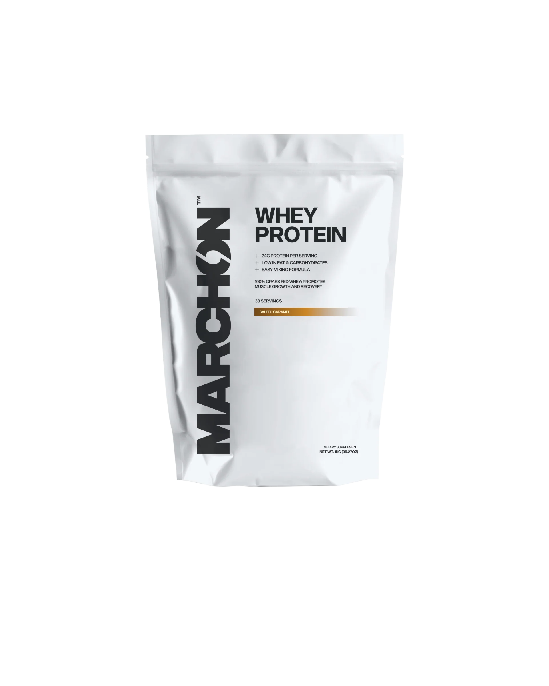 Marchon Supplements Whey Protein - 1kg / Salted Caramel - Whey Protein Powder