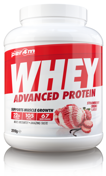 Per4m Advanced Whey Protein - 2.01kg / Strawberry Creme - Whey Protein Powder