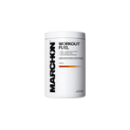Container of Marchon Workout Fuel on a white background