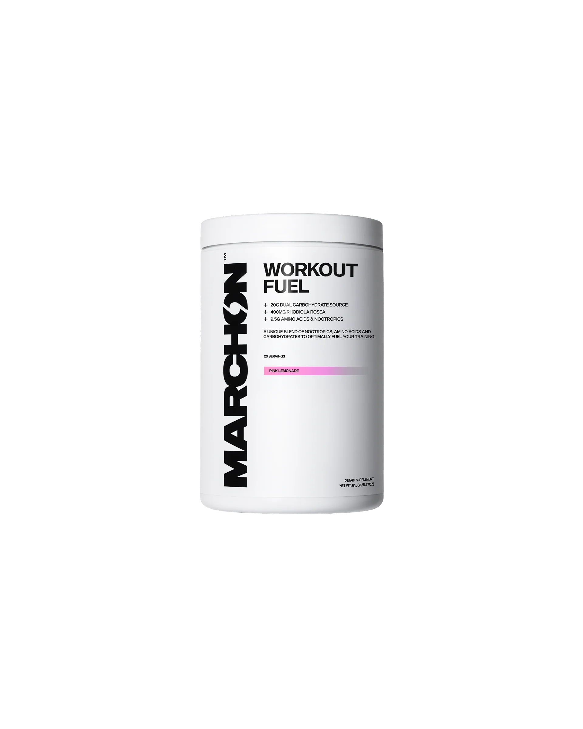 Marchon Supplements Workout Fuel 2.0 With Caffeine
