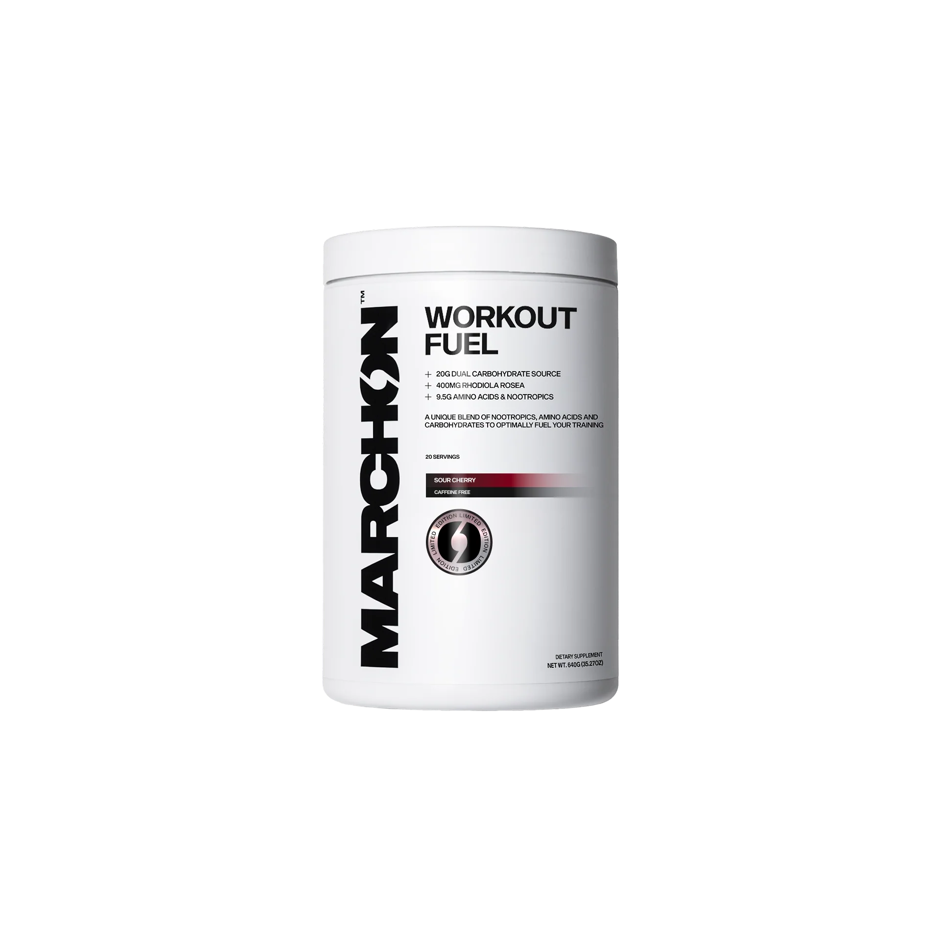 Marchon Supplements Workout Fuel 2.0 Caffeine Free