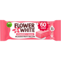 Pink-packaged Flower & White Fruity Mallow with delicious strawberry flavor and 60 calories