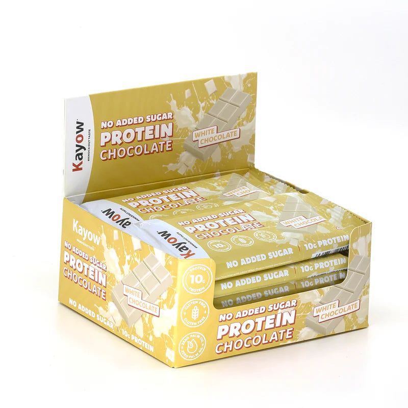 Kayow Nutrition No Added Sugar Protein Chocolate 12x40g - MyGymSupplements